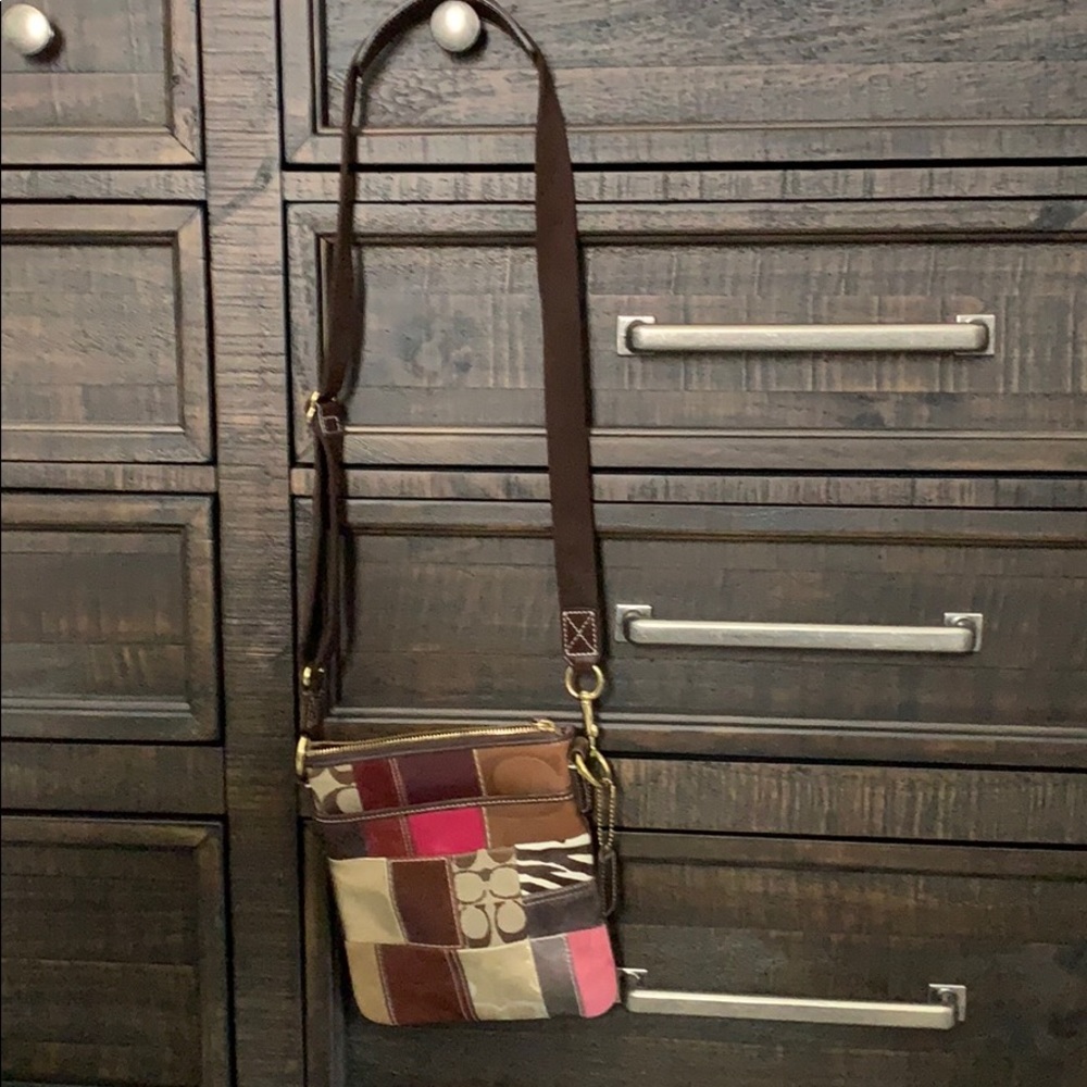 Coach patchwork crossbody bag!